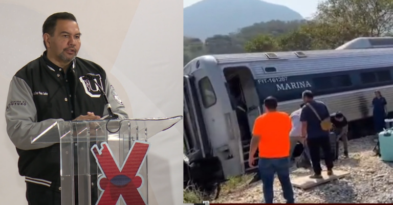 Accidente de tren en Oaxaca: El alcalde de Juárez, Cruz Pérez Cuellar, admite falta de comunicación con los heridos
