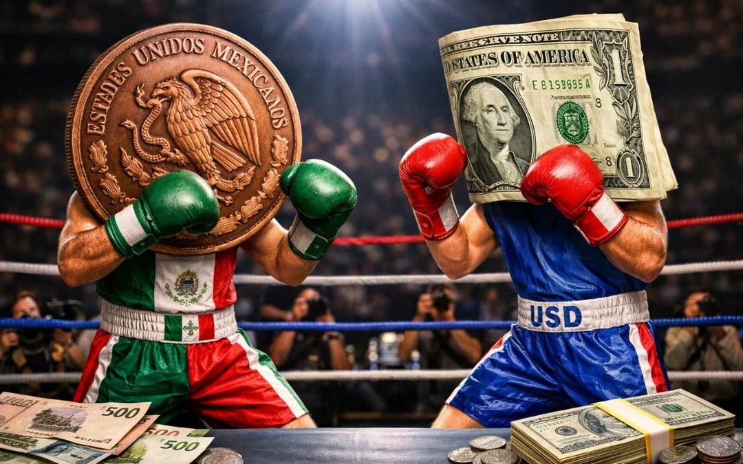 El peso mexicano se fortalece en 2025: Cotización de 17.97 por dólar