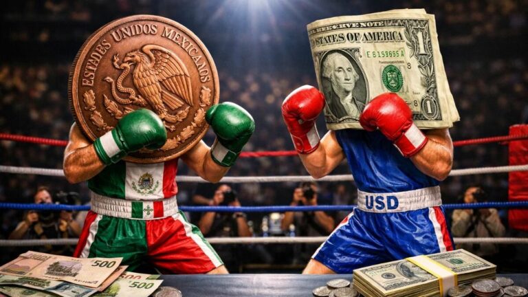 El peso mexicano se fortalece en 2025: Cotización de 17.97 por dólar