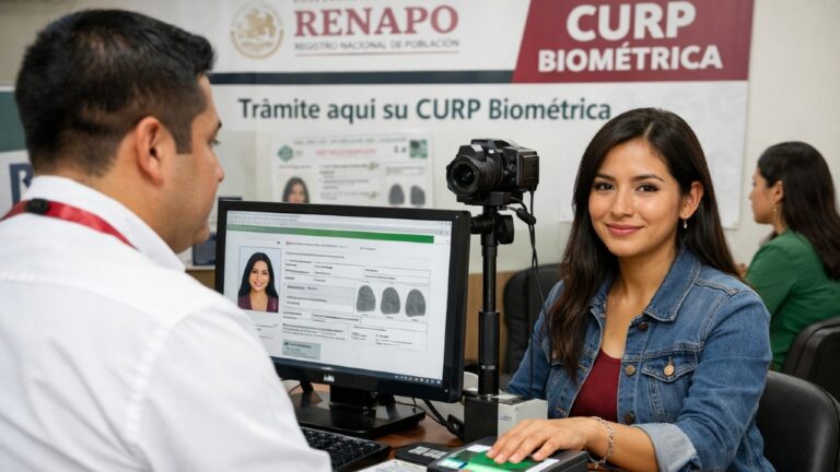 CURP Biométrica: A partir de Enero 2026, su Uso será Obligatorio para Trámites Importantes