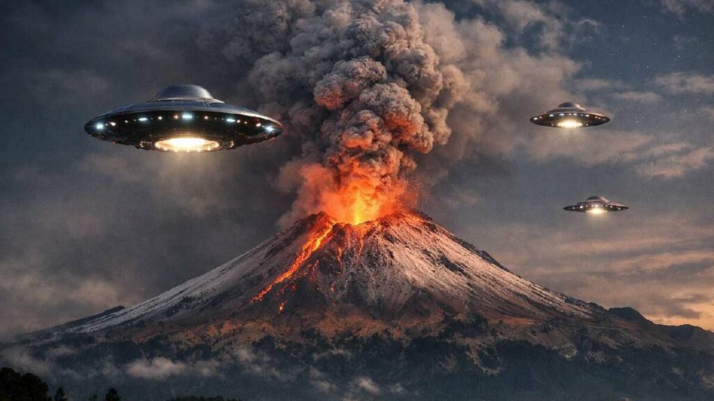 Ovnis sobre el Popocatépetl: Objetos Luminosos Captados en la Última Noche de 2025