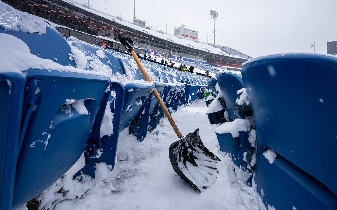 Los Bills ofrecen beneficios a los aficionados que retiren la nieve del Highmark Stadium