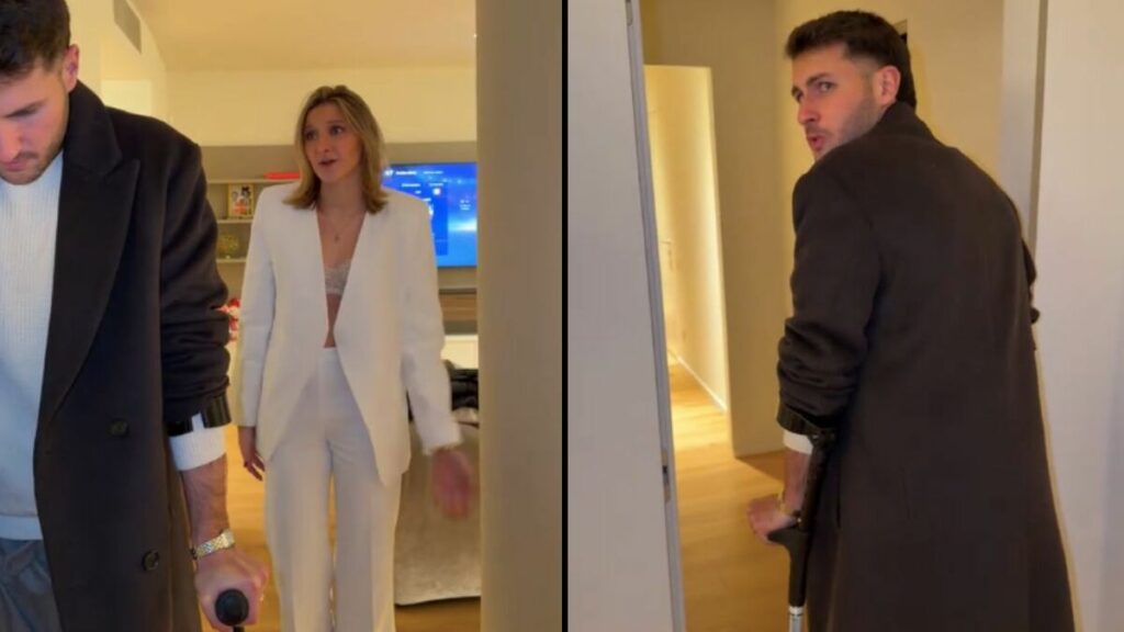 Santi Gimenez: La hermana se burla de su lesión con un divertido chiste en TikTok