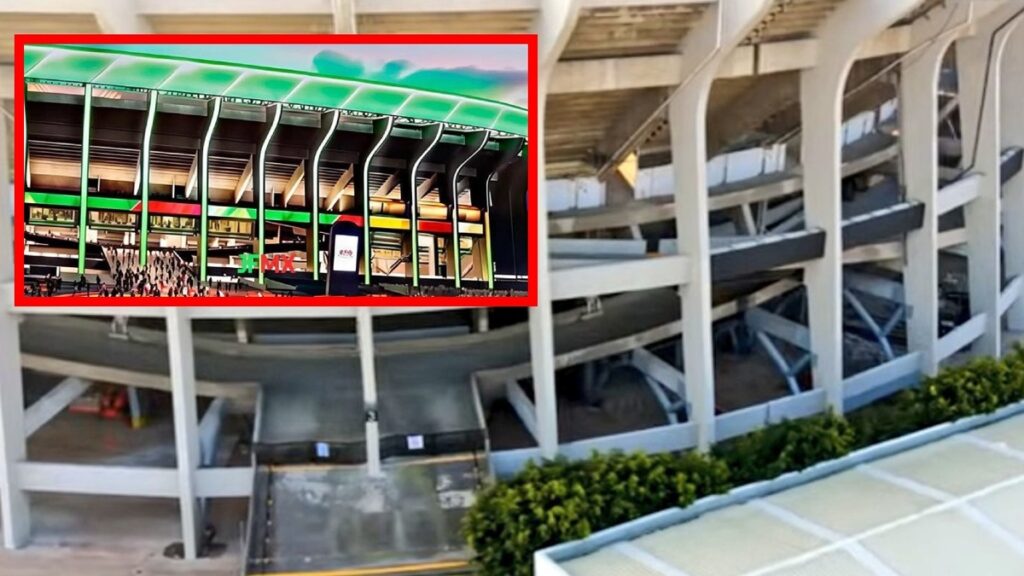 Iluminación Exterior del Estadio Banorte: ¡Comienza Su Instalación en Santa Bárbara!