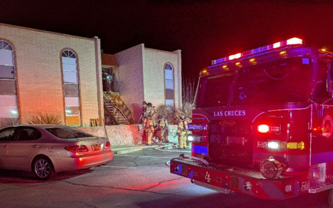 Incendio en Las Cruces Daña Apartamento, Sin Lesionados