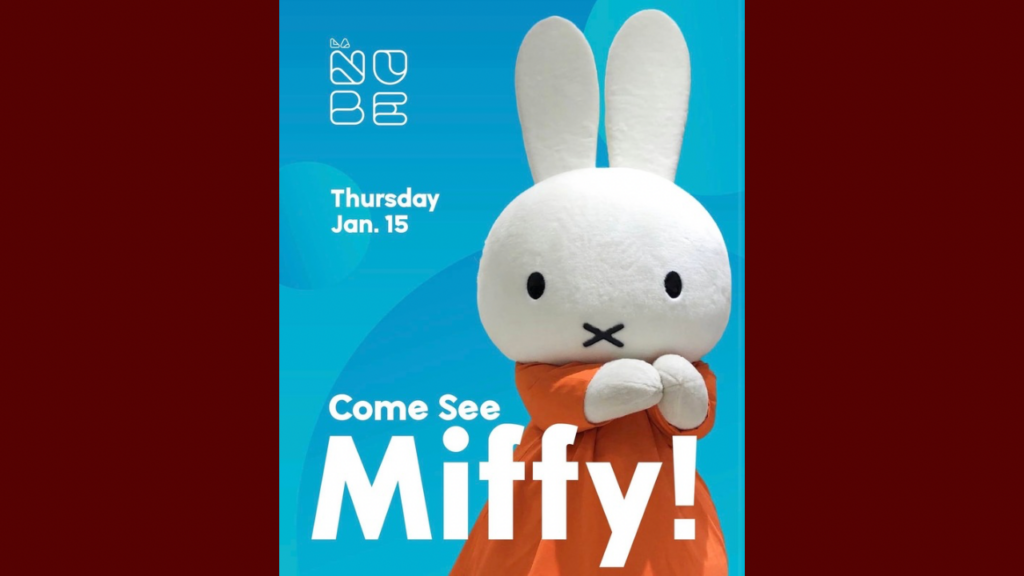 Miffy Visita La Nube en El Paso para Celebrar su Reconocimiento Internacional