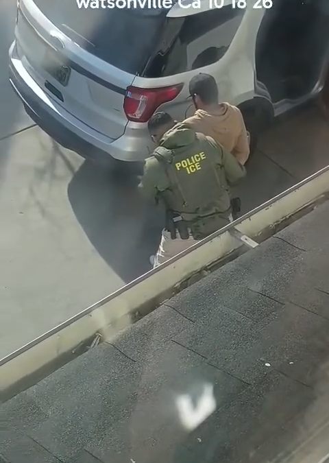 ICE detiene a hombre en Watsonville; comunidad comparte video de la intervención