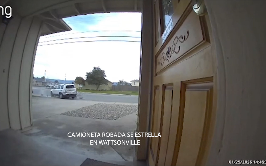 Camioneta robada se estrella contra una vivienda en Watsonville