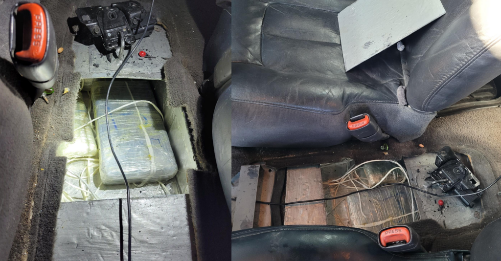 CBP El Paso Detiene el Tráfico de Drogas: Decomiso de Cocaína de 24 Libras en Inspección Vehicular