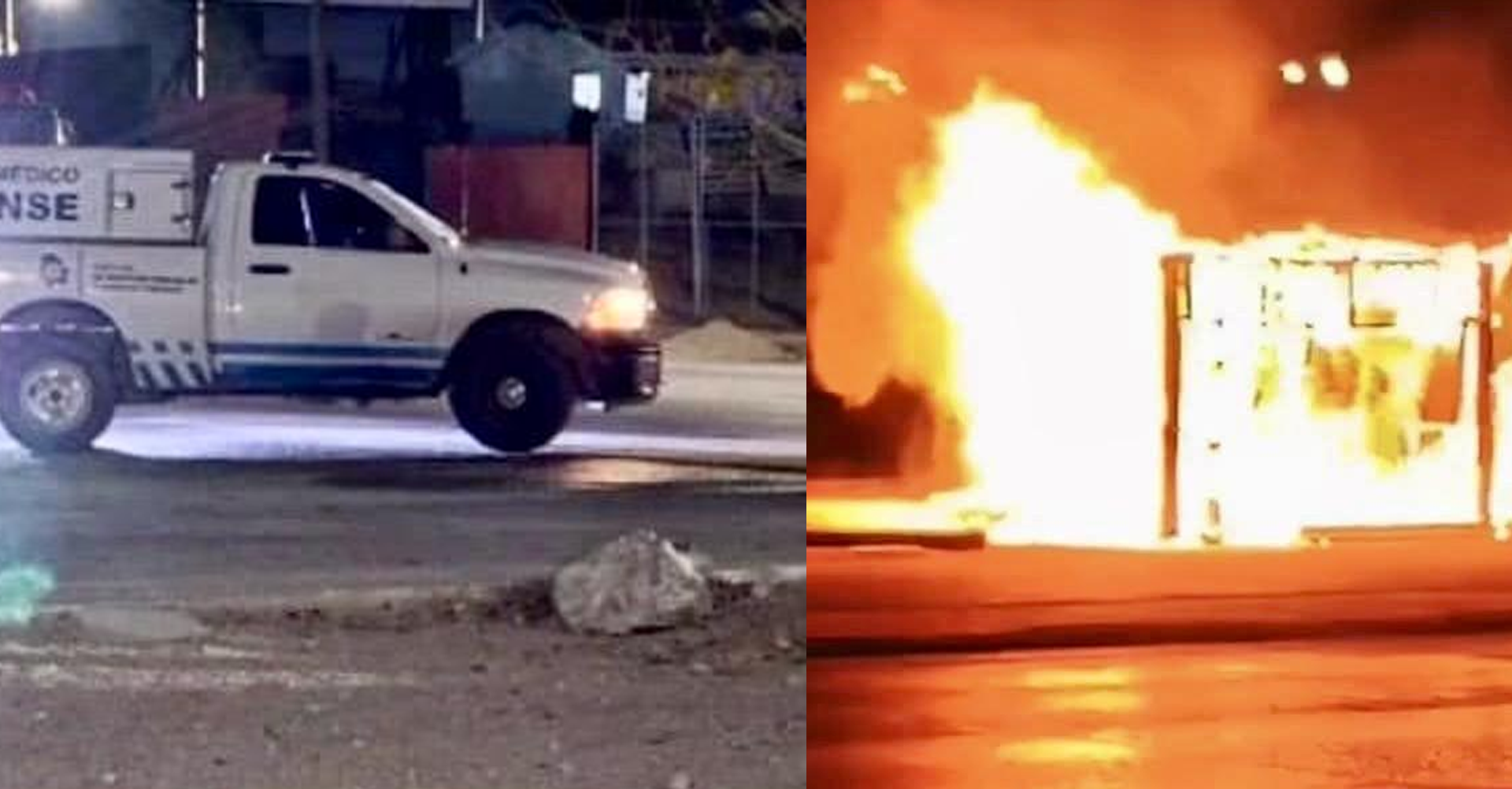 Hombre en situación de calle muere calcinado en incendio de puestos de comida en Ciudad Juárez
