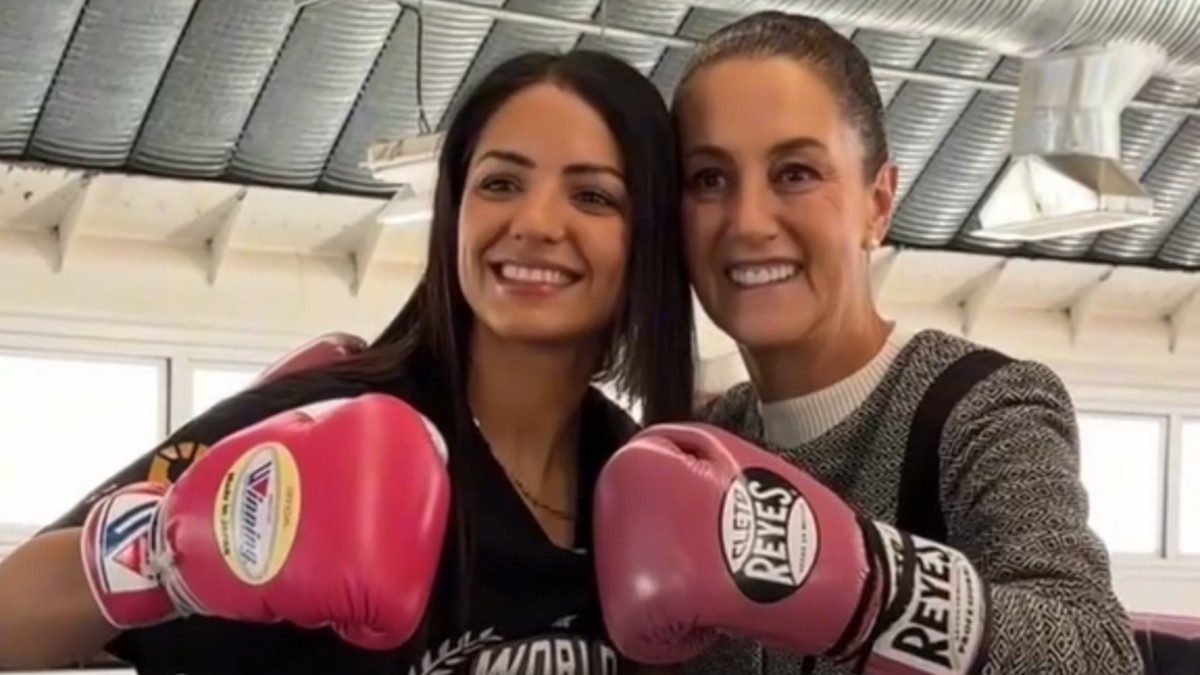 Claudia Sheinbaum y su Entrenamiento con la Campeona Mundial de Boxeo La Bonita Fernández