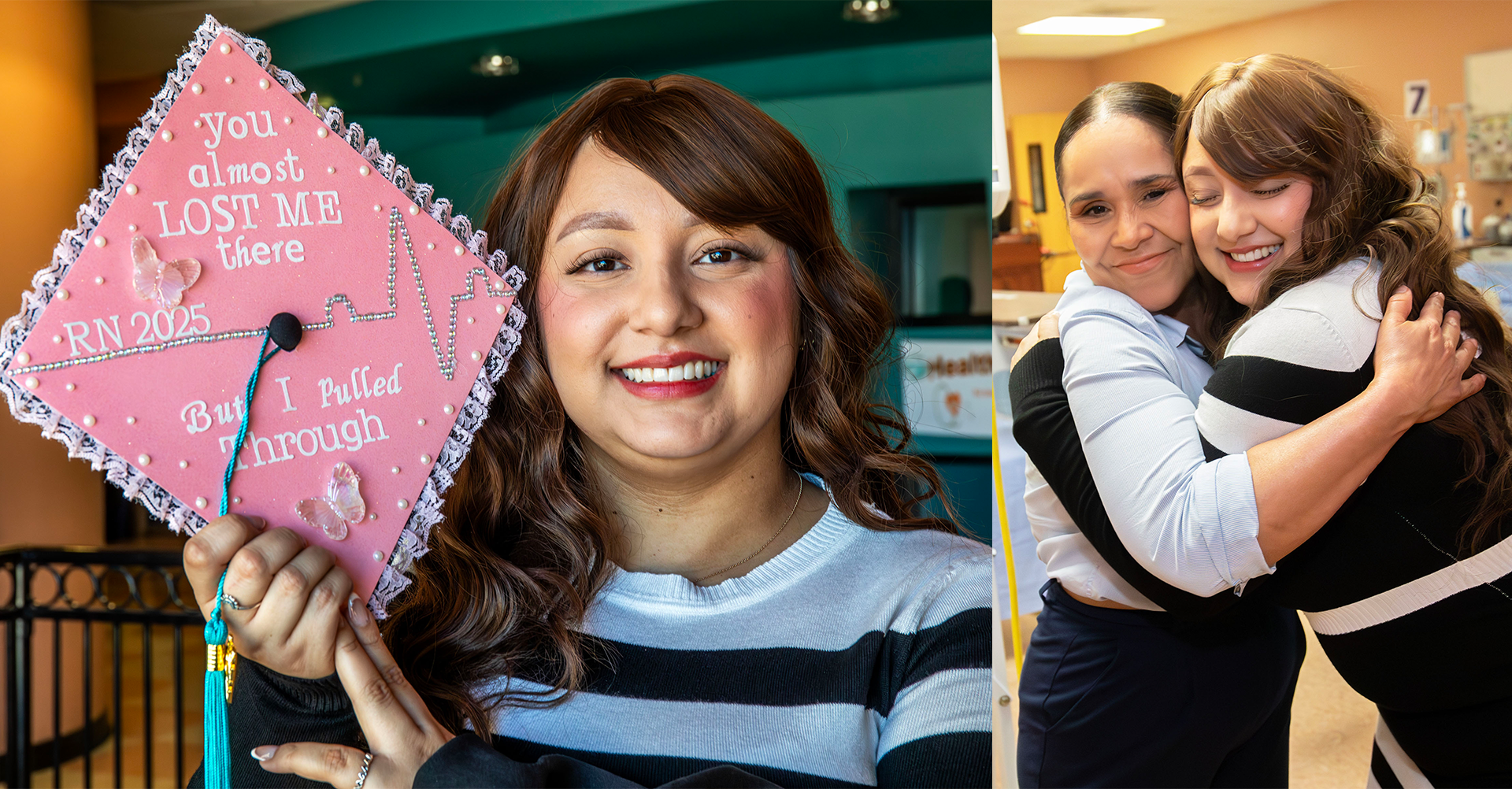 Graduación de enfermería: Malena Mendoza supera diagnóstico de cáncer en El Paso Community College