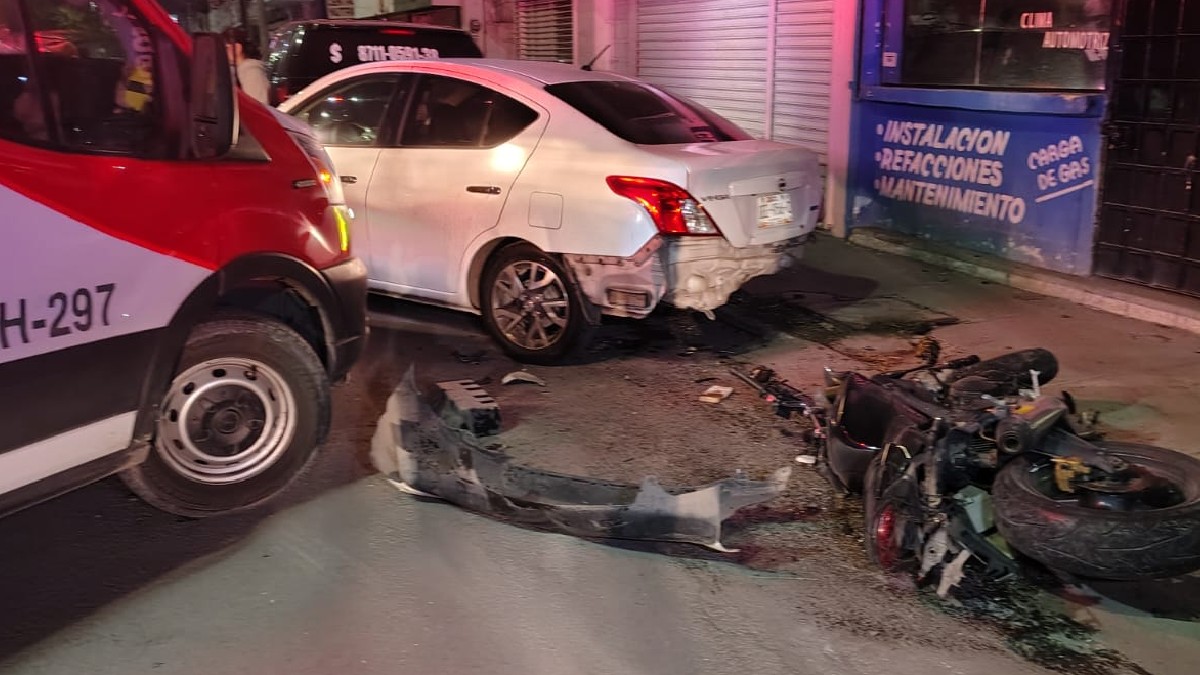 Motociclista fallecido en accidente violento en Fovissste La Rosita, Torreón