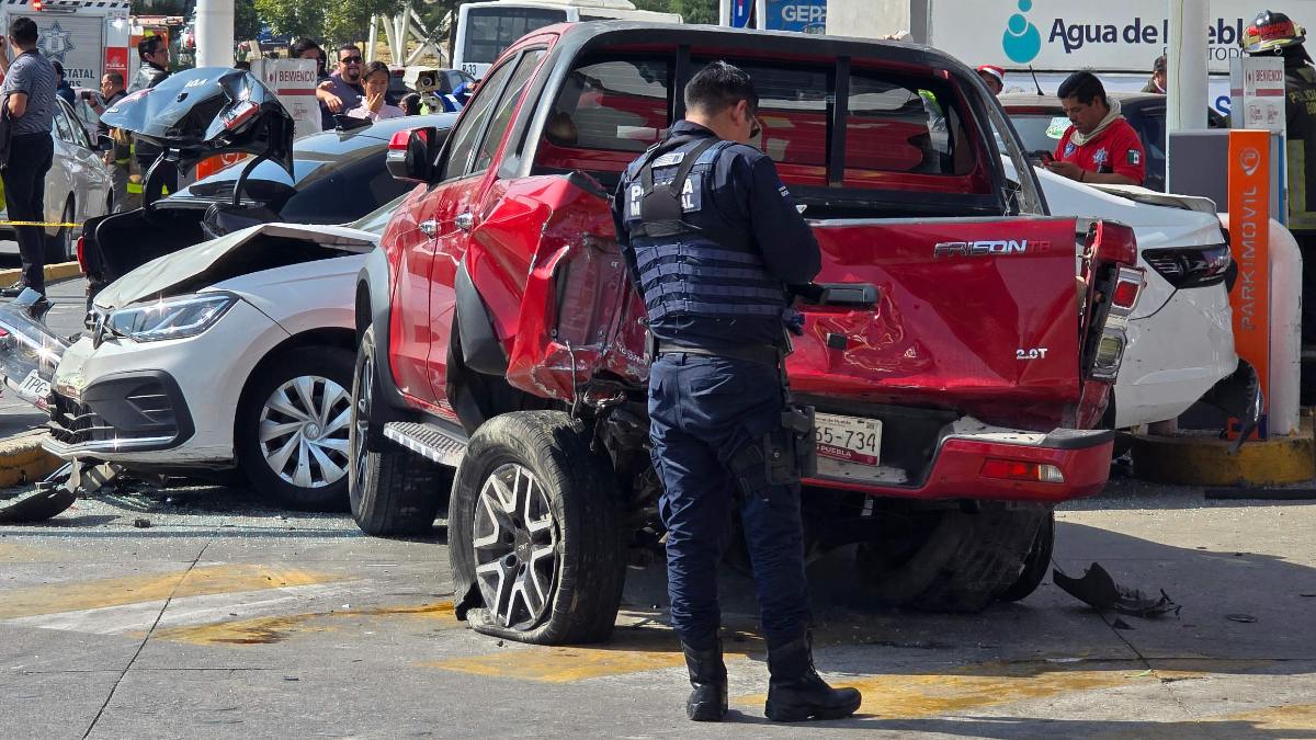 Investigación Fiscal en Puebla: Identifican Vehículo Clave en Carambola de la Vía Atlixcáyotl
