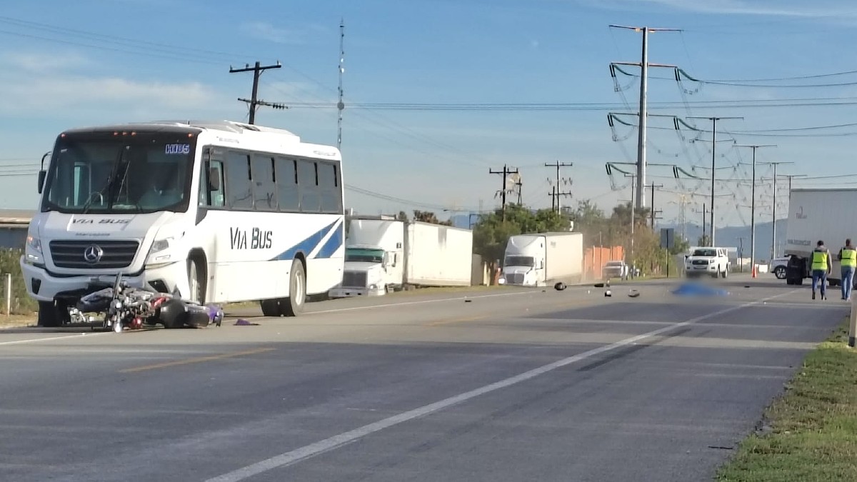 Accidente Fatal: Motociclista Pierde la Vida en Ciénega de Flores, Nuevo León