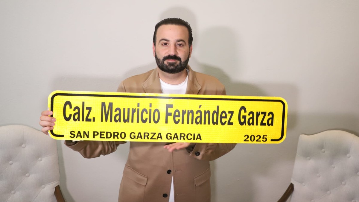 La Calzada San Pedro se renombra en honor a Mauricio Fernández Garza en Santa Bárbara