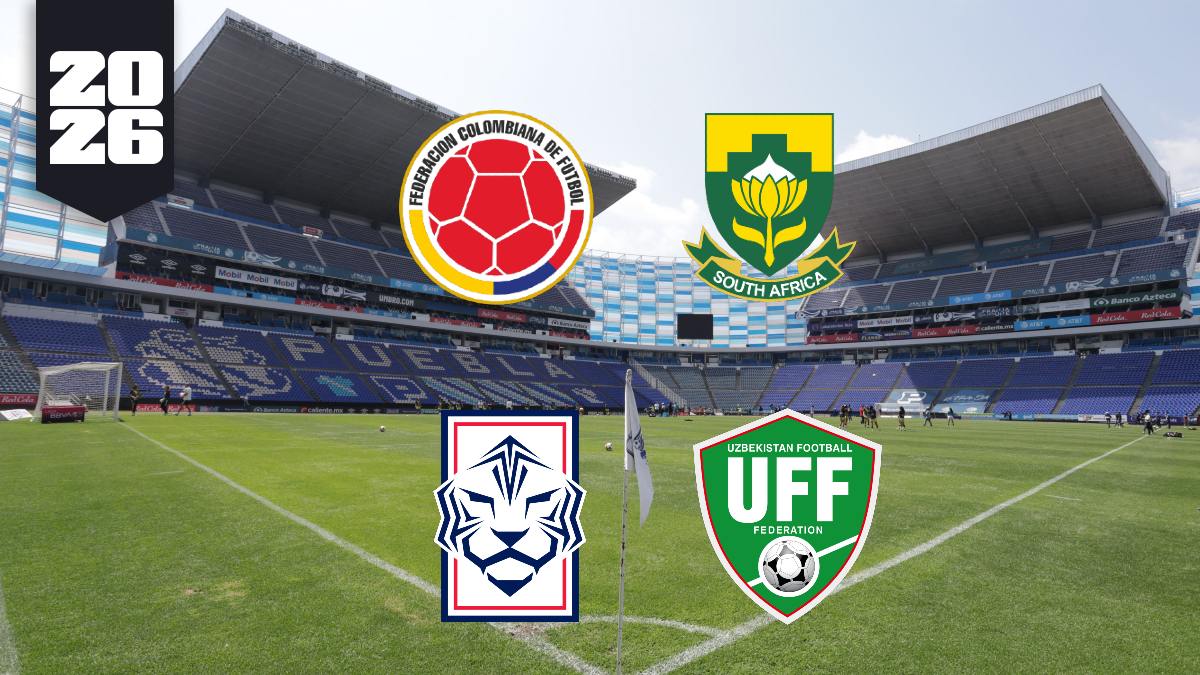 Mundial 2026: Puebla se convierte en sede para Colombia, Corea del Sur, Sudáfrica y Uzbekistán