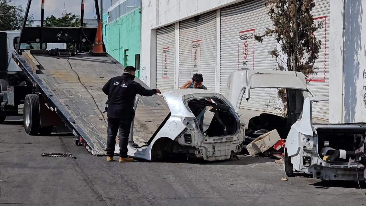 Operativo de la Fiscalía en Jalisco: Comercios cerrados por autopartes robadas en Guadalajara